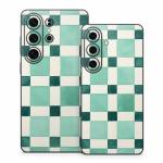 Checker Mosaic Green Samsung Galaxy S26 Series Skin