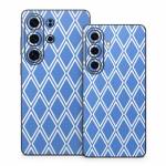 Blue Checks Samsung Galaxy S26 Series Skin