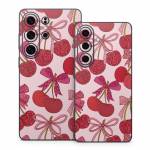 Cherry with Bows Samsung Galaxy S26 Series Skin