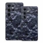 Digital Navy Camo Samsung Galaxy S26 Series Skin