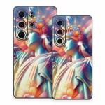 Lady Liberty and Flowers Samsung Galaxy S26 Series Skin