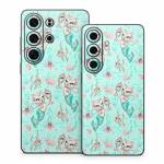 Merkittens with Pearls Aqua Samsung Galaxy S26 Series Skin