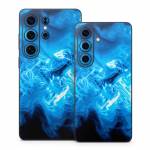 Blue Quantum Waves Samsung Galaxy S26 Series Skin