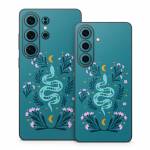 Snake and Flowers Samsung Galaxy S26 Series Skin