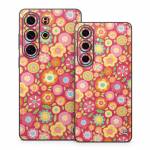 Flowers Squished Samsung Galaxy S26 Series Skin