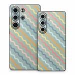 Wavy Diagonal Lines Samsung Galaxy S26 Series Skin