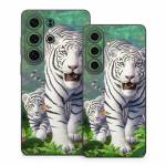 White Tigers Samsung Galaxy S26 Series Skin