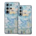 White & Blue Samsung Galaxy S26 Series Skin