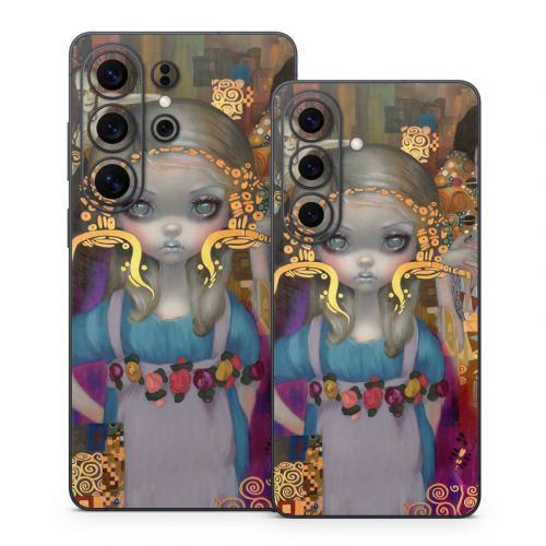 Alice in a Klimt Dream Samsung Galaxy S26 Series Skin