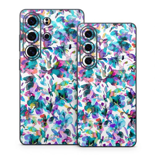 Aquatic Flowers Samsung Galaxy S26 Series Skin