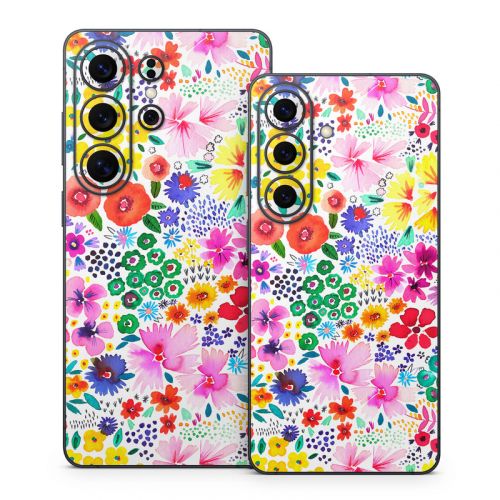 Artful Little Flowers Samsung Galaxy S26 Series Skin