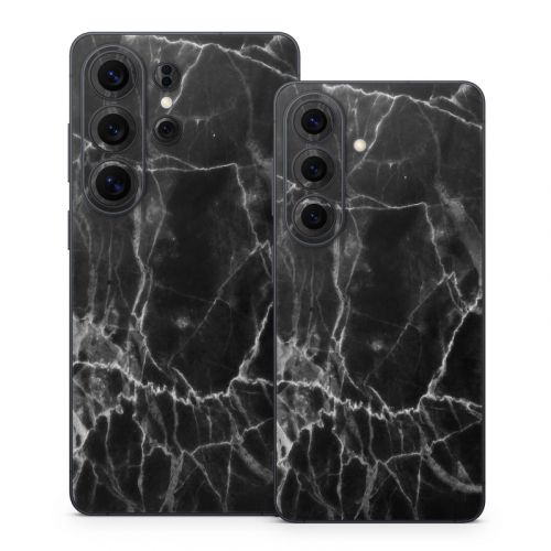 Black Marble Samsung Galaxy S26 Series Skin