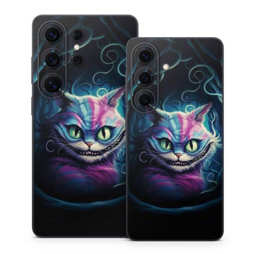Blue Cheshire Cat Samsung Galaxy S26 Series Skin