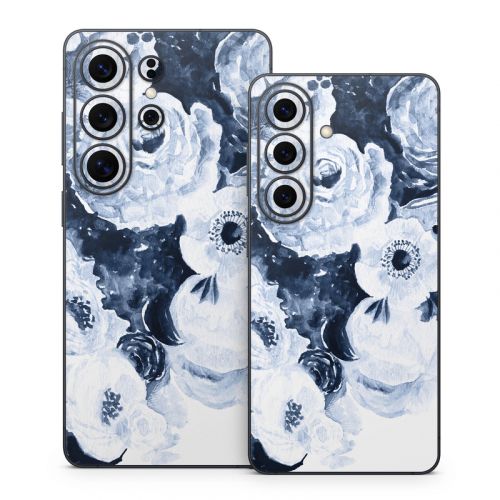 Blue Blooms Samsung Galaxy S26 Series Skin