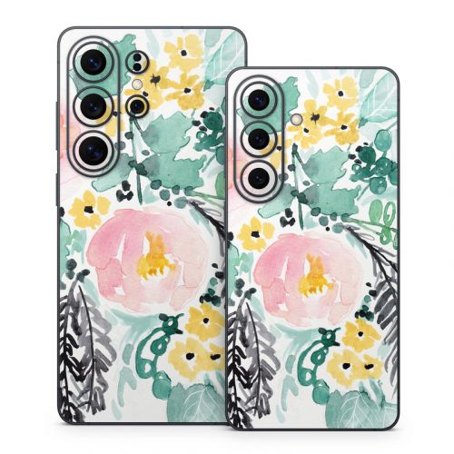 Blushed Flowers Samsung Galaxy S26 Series Skin