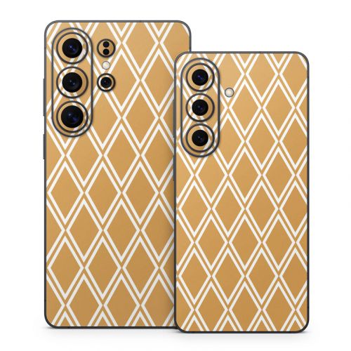 Orange Checks Samsung Galaxy S26 Series Skin