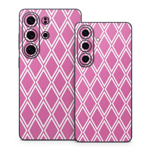 Pink Checks Samsung Galaxy S26 Series Skin