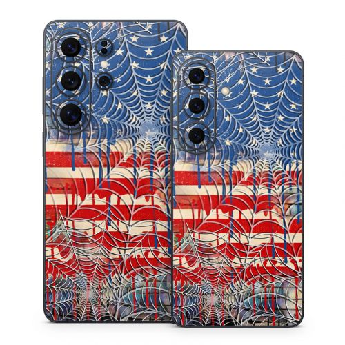 Cobweb Flag Samsung Galaxy S26 Series Skin