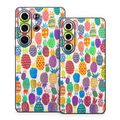 Colorful Pineapples Samsung Galaxy S26 Series Skin