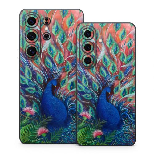 Coral Peacock Samsung Galaxy S26 Series Skin