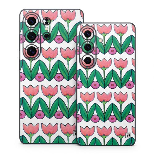Deco Tulips Samsung Galaxy S26 Series Skin