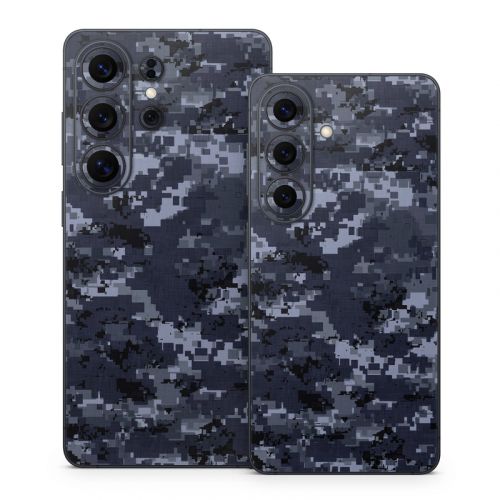 Digital Navy Camo Samsung Galaxy S26 Series Skin