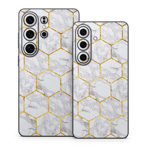 Honey Marble Samsung Galaxy S26 Series Skin