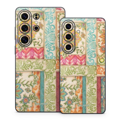 Ikat Floral Samsung Galaxy S26 Series Skin
