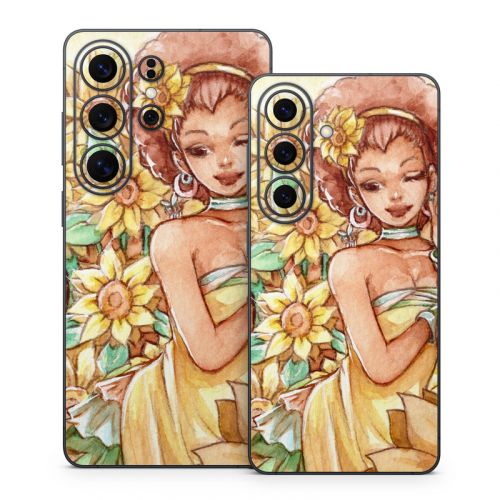 Lady Sunflower Samsung Galaxy S26 Series Skin