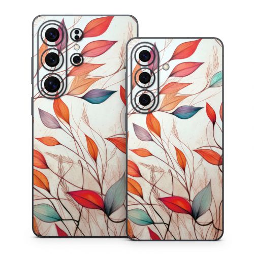 Leaf Sketches Samsung Galaxy S26 Series Skin