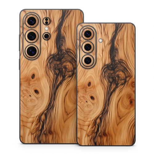 Olive Wood Samsung Galaxy S26 Series Skin