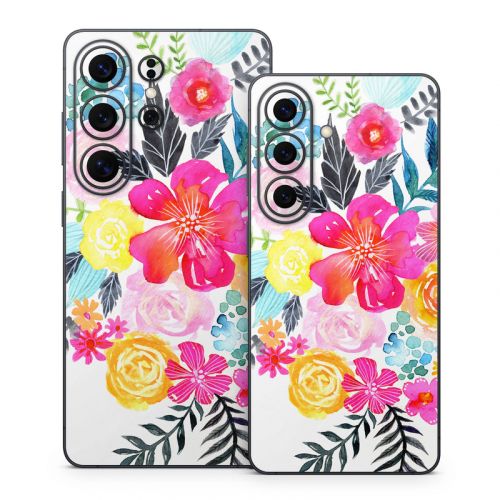 Pink Bouquet Samsung Galaxy S26 Series Skin