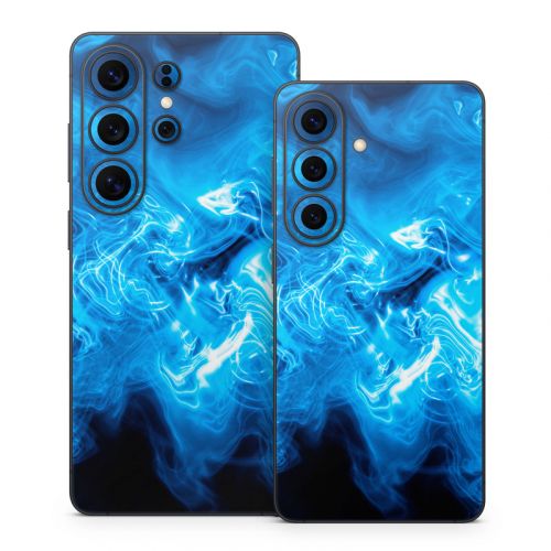 Blue Quantum Waves Samsung Galaxy S26 Series Skin