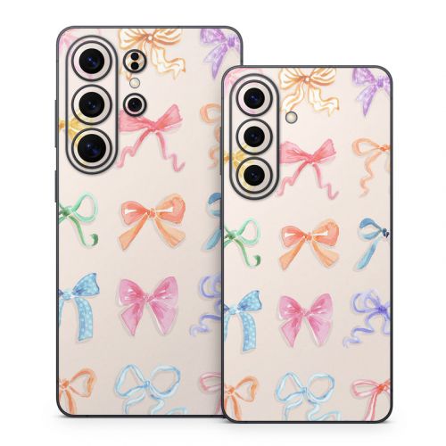 Rainbow Bows Samsung Galaxy S26 Series Skin