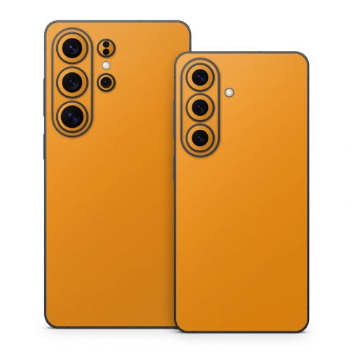 Solid State Orange Samsung Galaxy S26 Series Skin