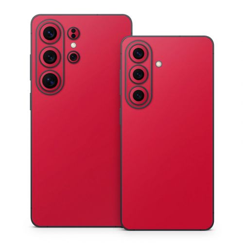 Solid State Red Samsung Galaxy S26 Series Skin