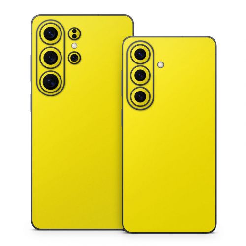 Solid State Yellow Samsung Galaxy S26 Series Skin