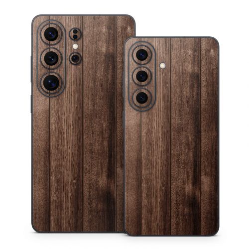 Stained Wood Samsung Galaxy S26 Series Skin