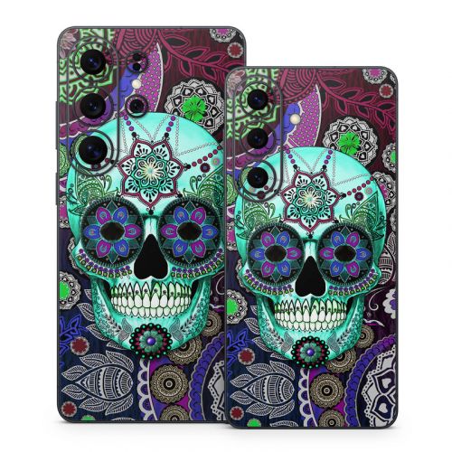 Sugar Skull Sombrero Samsung Galaxy S26 Series Skin