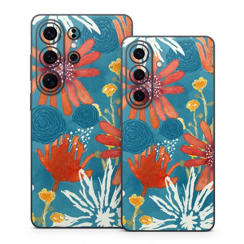 Sunbaked Blooms Samsung Galaxy S26 Series Skin