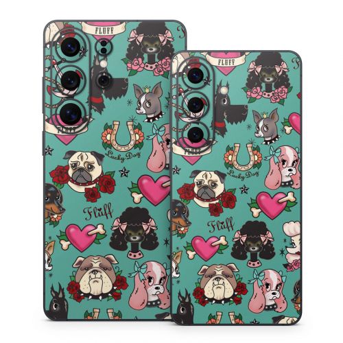 Tattoo Dogs Samsung Galaxy S26 Series Skin