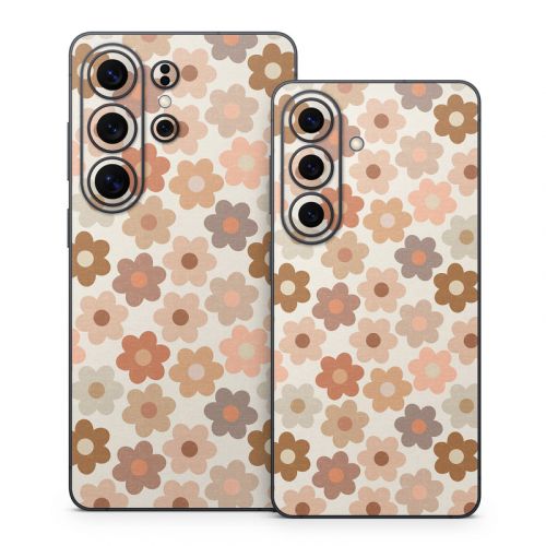 Terracotta Daisies Samsung Galaxy S26 Series Skin