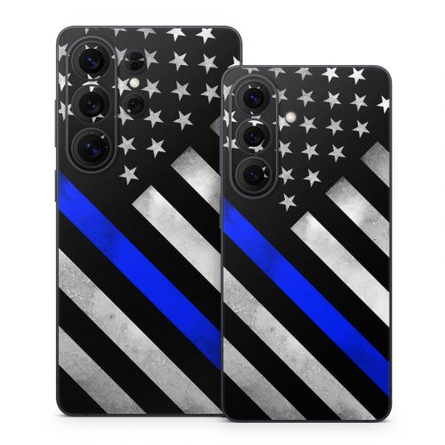 Thin Blue Line Hero Samsung Galaxy S26 Series Skin