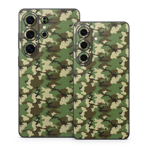 Woodland Camo Samsung Galaxy S26 Series Skin