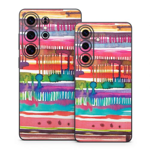 Watercolor Lines Samsung Galaxy S26 Series Skin