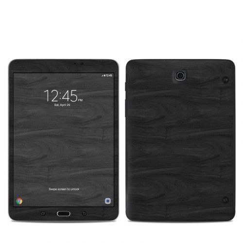 Black Woodgrain Samsung Galaxy Tab S2 8.0 Skin