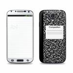 Composition Notebook Galaxy S4 Skin
