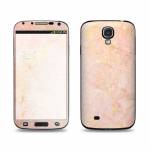 Rose Gold Marble Galaxy S4 Skin