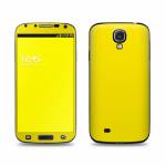 Solid State Yellow Galaxy S4 Skin