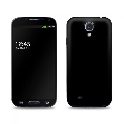 Solid State Black Galaxy S4 Skin
